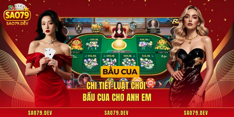 Chi tiết luật chơi bầu cua cho anh em