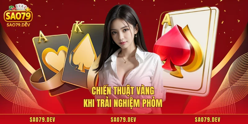 Chiến thuật vàng khi trải nghiệm phỏm 