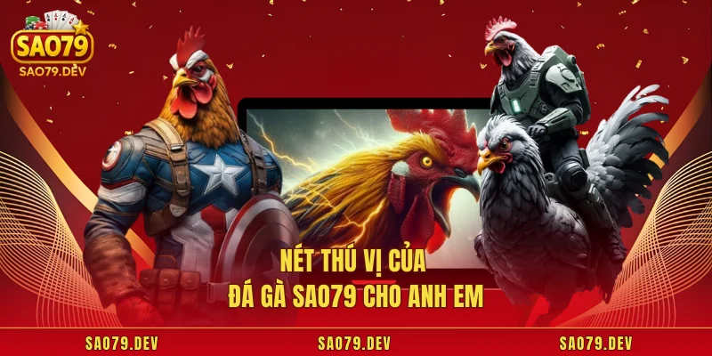 Đá Gà Sao79 – Sân Chơi Cực Cháy Cho Cược Thủ Mê Đá Gà Nét thú vị của đá gà Sao79 cho anh em